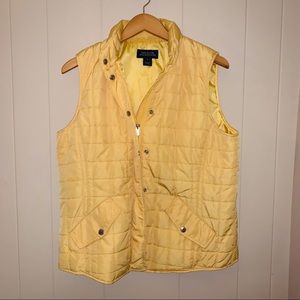 Jones New York yellow puffer vest